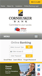 Mobile Screenshot of cornhuskerbank.com